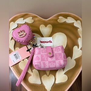 Juicy Couture Cherry Blossom Sweet Break Time Mini Tab Wristlet